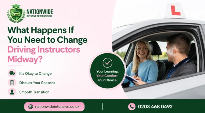 What Happens If You Need to Change Driving Instructors Midway?