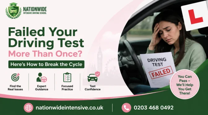 Failed Your Driving Test More Than Once? Here’s How to Break the Cycle