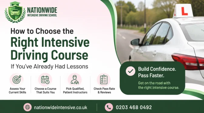 How to Choose the Right Intensive Driving Course If You’ve Already Had Lessons