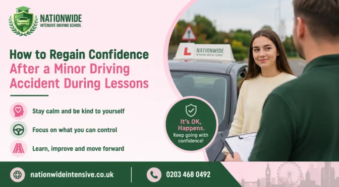 How to Regain Confidence After a Minor Driving Accident During Lessons
