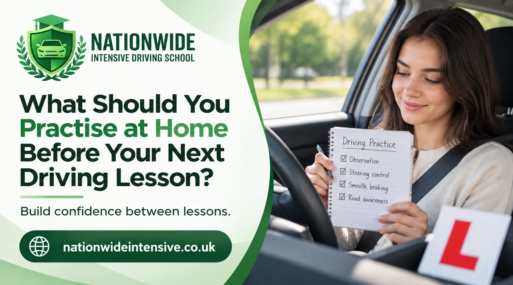 What Should You Practise at Home Before Your Next Driving Lesson?