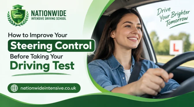 How to Improve Your Steering Control Before Taking Your Driving Test