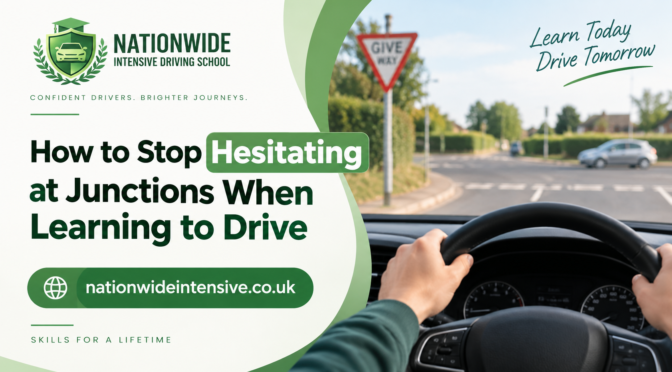 How to Stop Hesitating at Junctions When Learning to Drive
